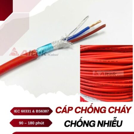 Cáp chống cháy chống nhiễu- Altek Kabel 2 x 0.75 Cáp chống cháy chống nhiễu- Altek Kabel 2 x 0.75