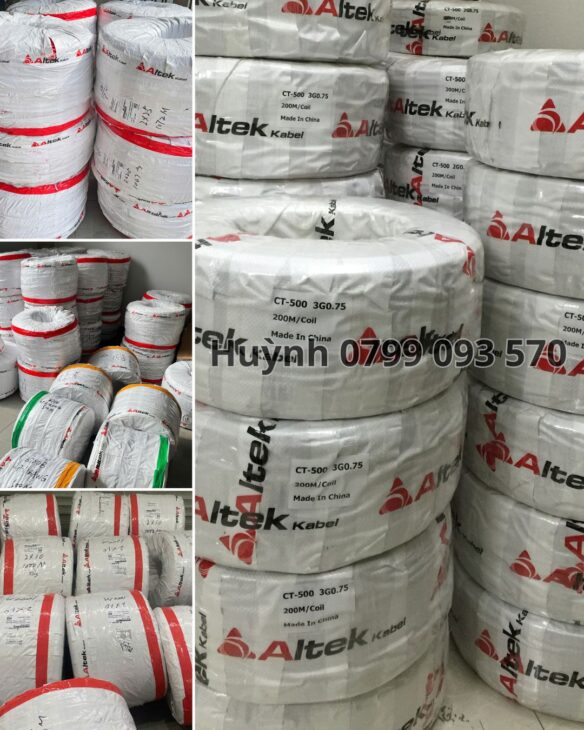 Cáp chống cháy chống nhiễu- Altek Kabel 2 x 0.75