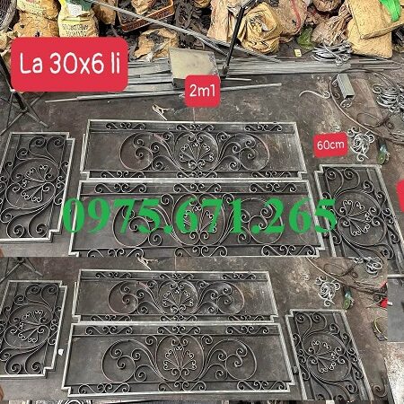 Xưởng xếp bộ sắt đặc, sắt la, sắt hộp theo yêu cầu