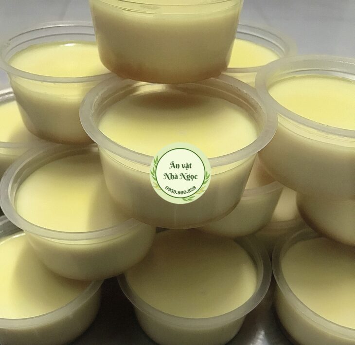 Rau câu dừa, bánh flan, sữa chua (yaourt) – Ăn Vặt Nhà Ngọc Cần Thơ – Nhận đặt đám tiệc