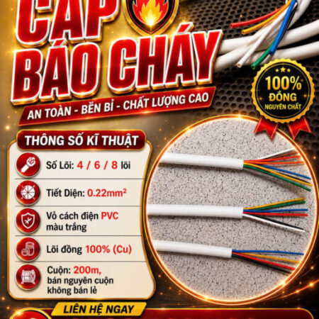 CẦN BÁN Cáp Báo Cháy ALTEK KABEL – Độ Bền Cao, Truyền Tín Hiệu Chính Xác