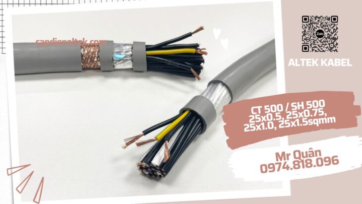 Altek Kabel: Cáp điều khiển 25 lõi loại mềm