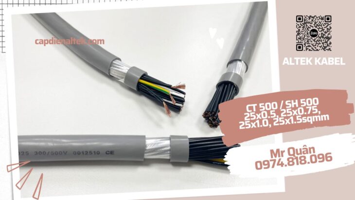 Altek Kabel: Cáp điều khiển 25 lõi loại mềm