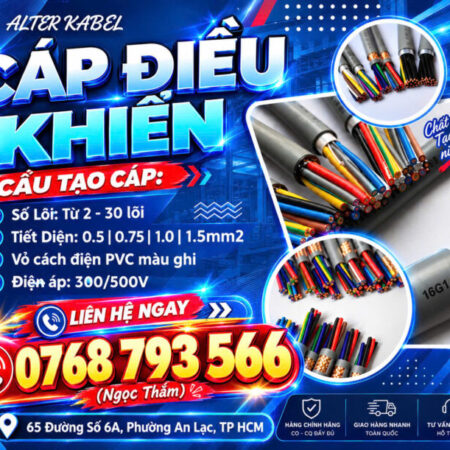 CẦN BÁN Cáp Điều Khiển ALTEK KABEL – Kết Nối Ổn Đinh, Vận hành Bền bỉ