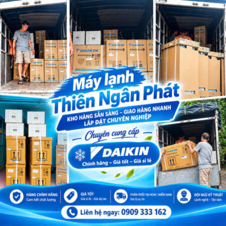 MÁY LẠNH DAIKIN CHÍNH HÃNG GIÁ TỐT TẠI HCM
