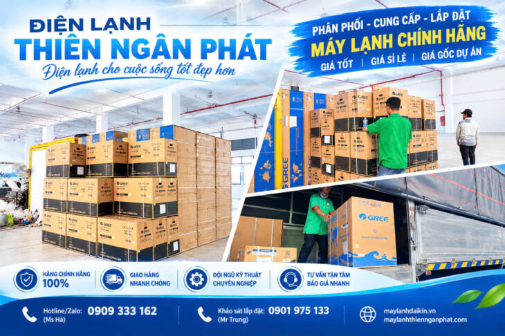 ĐẠI LÝ MÁY LẠNH ÂM TRẦN GREE CHÍNH HÃNG – GIÁ TỐT