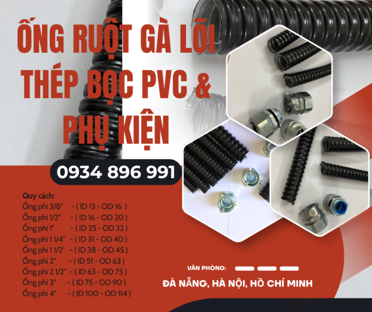 Ống Kẽm Bọc Thép Phi 25 & Đầu Nối Chuyên Dụng – Phân Phối Thanh Hóa, Hà Tĩnh, Nghệ An