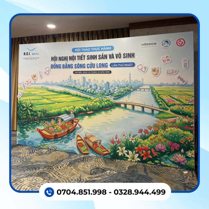 THI CÔNG BAKCDROP TẠI CẦN THƠ