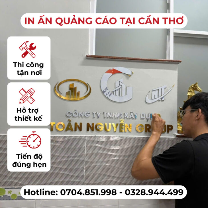 thiết kế in ấn thi công giá tốt tại cần thơ