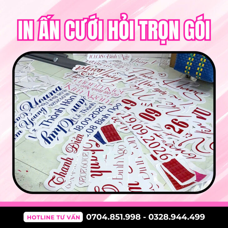 thiết kế in ấn cưới hỏi