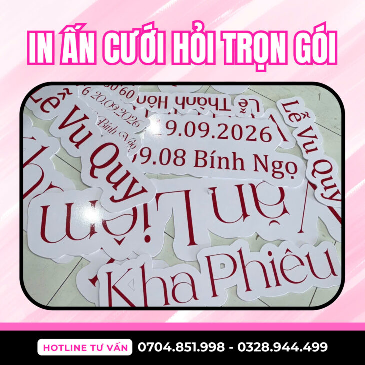 thiết kế in ấn cưới hỏi