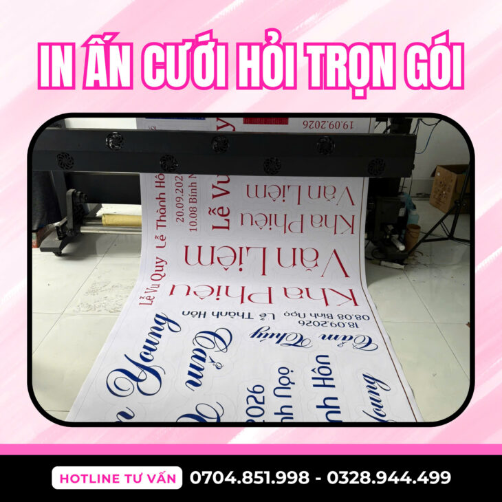 thiết kế in ấn cưới hỏi