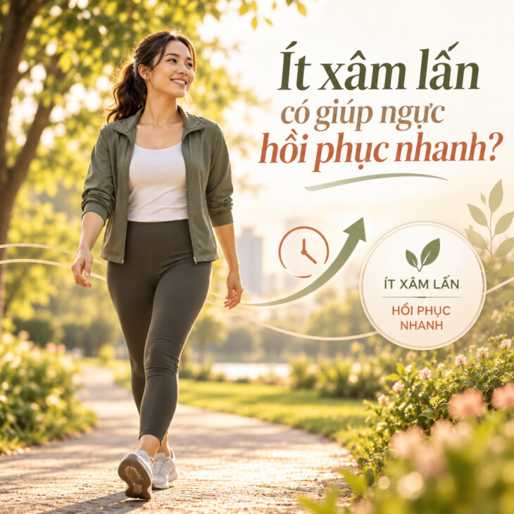Ít Xâm Lấn Có Giúp Ngực Hồi Phục Nhanh?