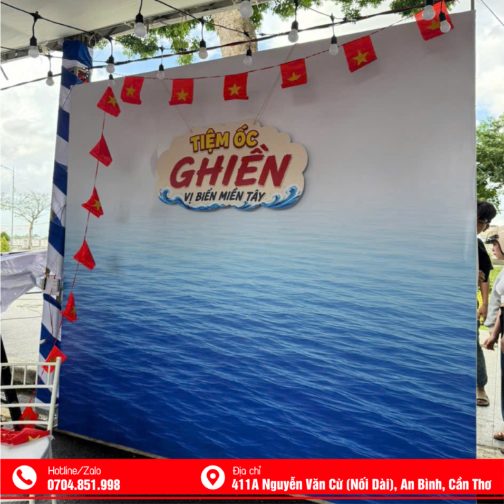 THI CÔNG BACKDROP TRỌN GÓI CẦN THƠ