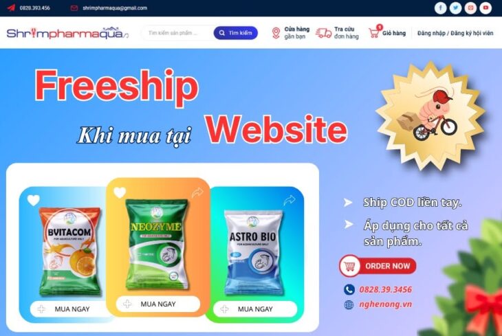 Sản phẩm xử lý nước, vi sinh enzyme và dinh dưỡng cho nuôi tôm Sản phẩm xử lý nước, vi sinh enzyme và dinh dưỡng cho nuôi tôm