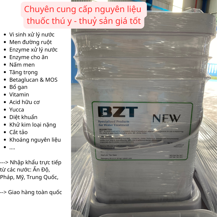 BZT NEW – VI SINH BỘT XỬ LÝ ĐÁY AO