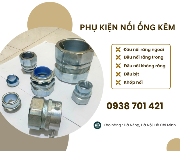 Ống ruột gà lõi thép bọc nhựa PVC và phụ kiện ống sẵn Quy Nhơn, Phú Yên, Khánh Hòa
