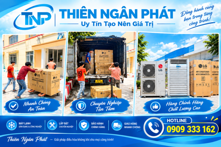 Máy lạnh tủ đứng công nghiệp LG chính hãng