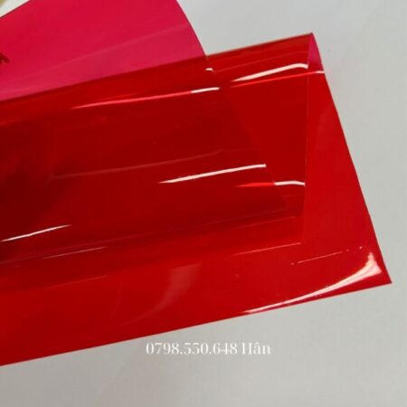 Màng nhựa PVC dẻo màu đỏ – Giải pháp bền đẹp cho nhiều ứng dụng