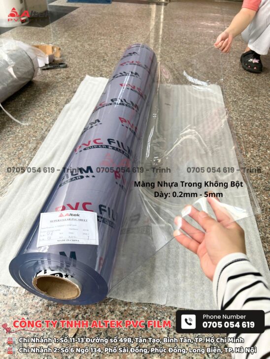 Màng nhựa pvc là gì? Mua hàng ở đâu có giá tốt ?