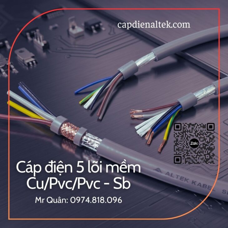 Cáp điều khiển 5 lõi Altek Kabel – Hàng sẵn kho