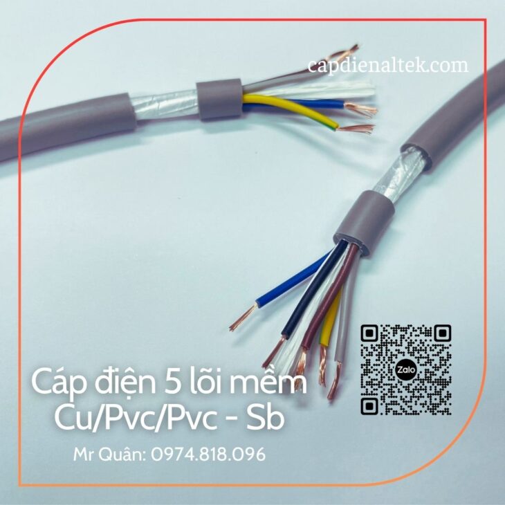 Cáp điều khiển 5 lõi Altek Kabel – Hàng sẵn kho