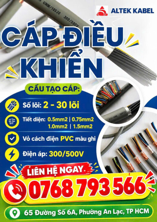 CẦN BÁN Cáp Điều Khiển ALTEK KABEL – Chất Lượng Tốt Cho Mọi Công Trình