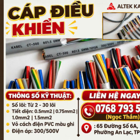 CẦN BÁN Cáp Điều Khiển ALTEK KABEL – Bền Bỉ, Ổn Định, Hiệu Qủa