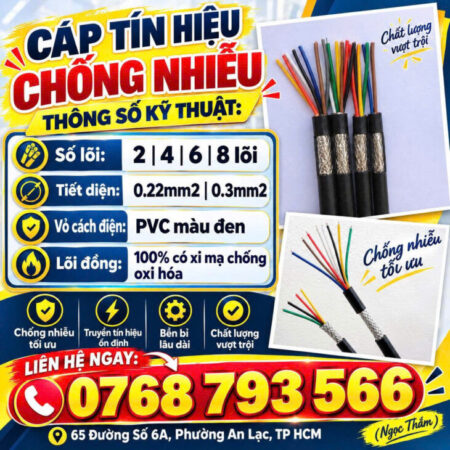 CẦN BÁN Cáp Tín Hiệu Chống Nhiễu ALTEK KABEL – Bền Bỉ Lâu Dài